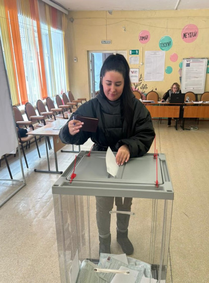 Члены консультативных органов Пожарского муниципального округа активно голосуют на выборах Президента Российской Федерации.